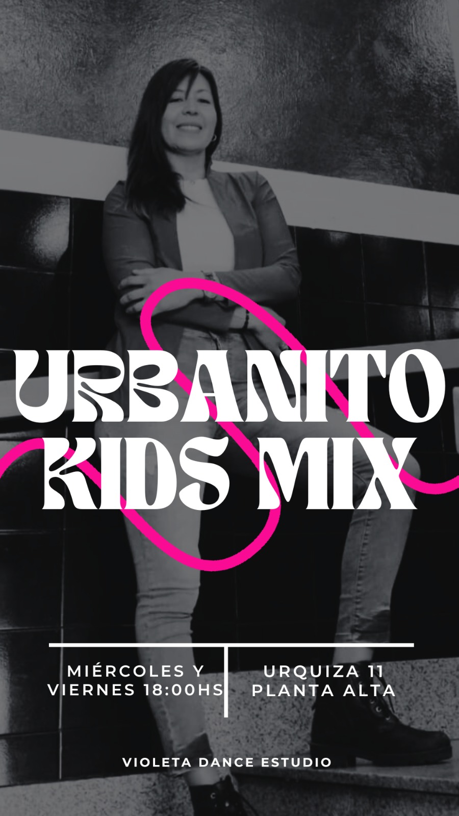 Flyer Clase Urbanito Kids Mix